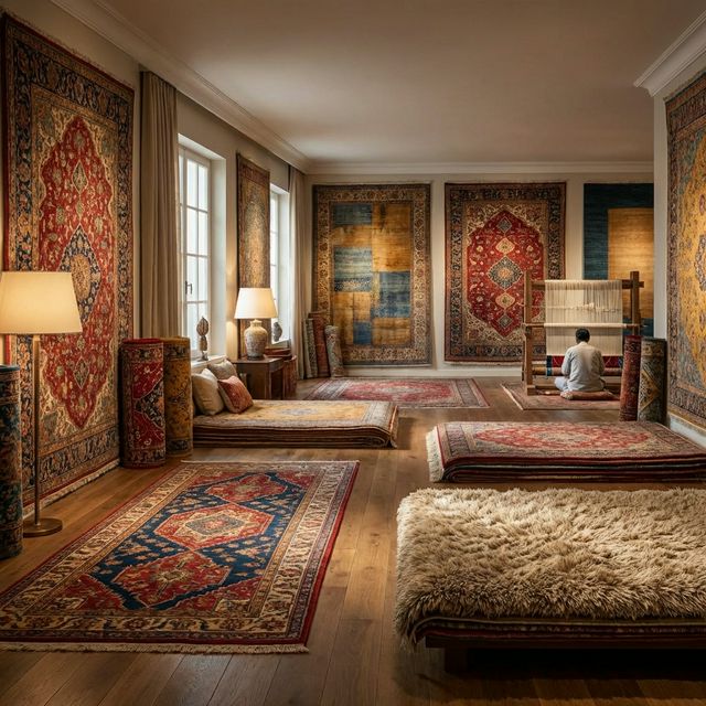 Types of Bhadohi carpets – hand-knotted rugs collection